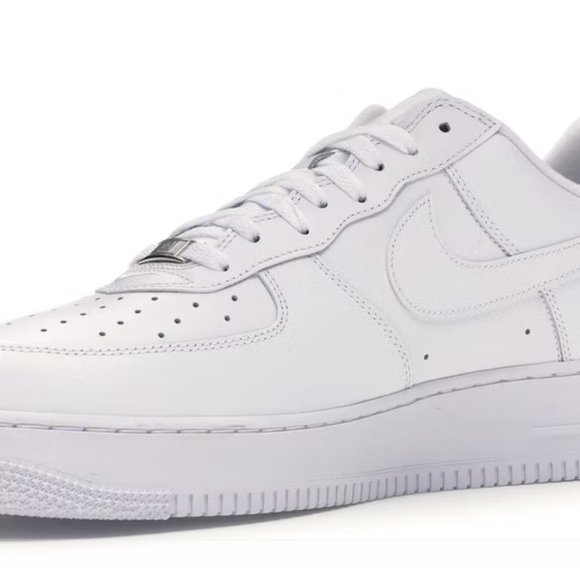 Nike Air Force 1 Low Supreme CU9225-100 MEN Sizs 10.5 White Red - Picture 5 of 7